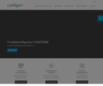 Configon.com(2D/3D Produktkonfigurator) Screenshot