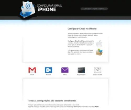 Configuraremailiphone.com(Configuraremailiphone) Screenshot