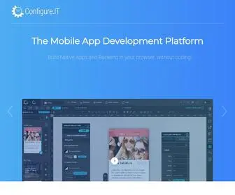 Configure.it(Mobile App Development Platform) Screenshot