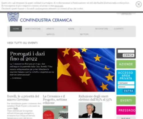 Confindustriaceramica.it(Confindustria Ceramica) Screenshot