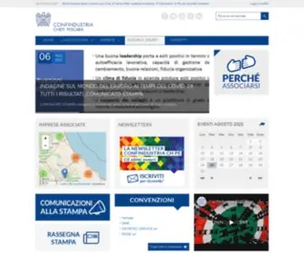 Confindustriachpe.it(Confindustria Chieti Pescara) Screenshot