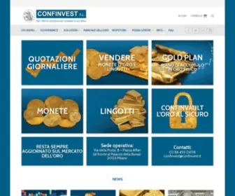 Confinvest.it(Investimenti in oro) Screenshot