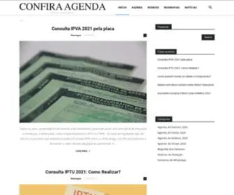 Confiraagenda.com(Confira Agenda) Screenshot