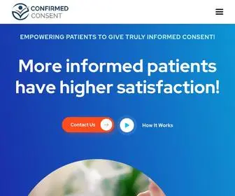 Confirmedconsent.com(Confirmed Consent) Screenshot