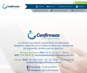 Confirmeza.com.co(Confirmeza) Screenshot