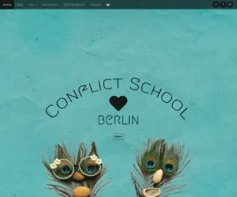 Conflict-School.com(Conflict School Berlin) Screenshot