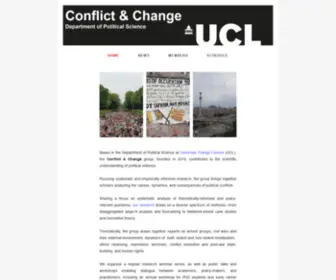 Conflictandchange.org(Conflict & Change) Screenshot