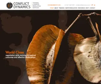 Conflictdynamics.co.za(Conflict Dynamics) Screenshot