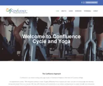 Confluencecycleyoga.com(Confluence Cycle and Yoga) Screenshot