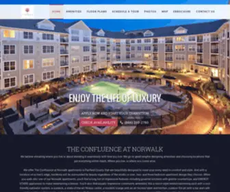 Confluencenorwalk.com(The Confluence at Norwalk) Screenshot