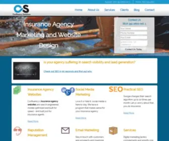 Confluencysolutions.com(Best insurance websites and marketing) Screenshot