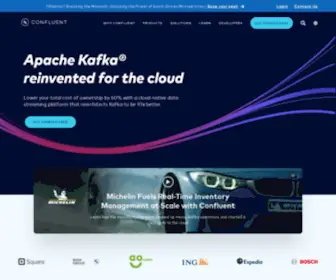 Confluent.io(Apache Kafka Reinvented for the Cloud) Screenshot