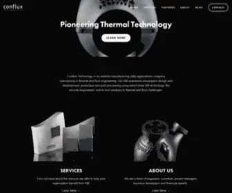 Confluxtechnology.com(Pioneering Thermal Technology) Screenshot