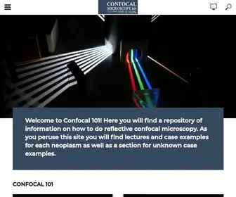 Confocal101.com(Confocal Microscopy 101) Screenshot