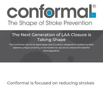 Conformalmedical.com(The Conformal Left Atrial Appendage Closure Implant) Screenshot