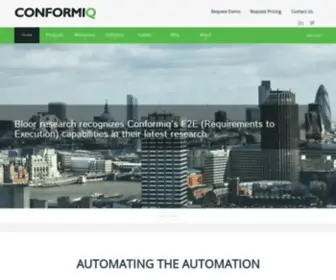 Conformiq.com(Next generation in Agile Software Test Automation) Screenshot