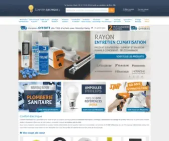 Confort-Electrique.fr(Matériel) Screenshot