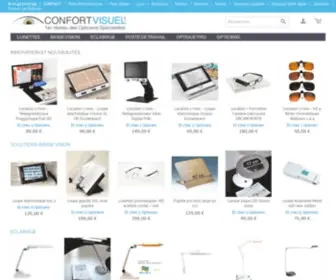 Confortvisuel.com(Matériel professionel) Screenshot