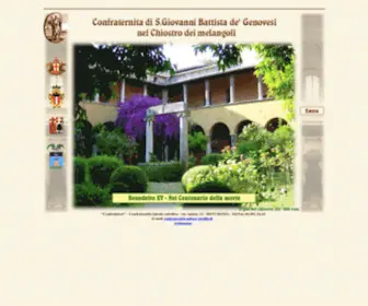 Confraternita-SGBG.it(CONFRATERNITA DI S.GIOVANNI BATTISTA DE' GENOVESI A ROMA) Screenshot