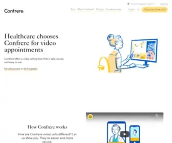 Confrere.com(Professional video calling) Screenshot
