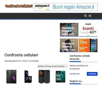 Confrontocellulari.it(Le schede tecniche degli smartphone Android delle migliori marche) Screenshot