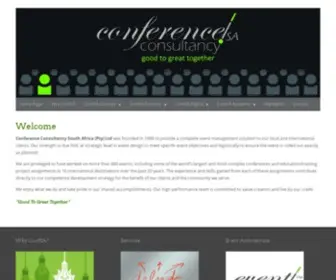 Confsa.co.za(Conference Consultancy SA) Screenshot