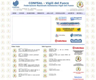 Confsalvigilidelfuoco.it(Confsal Vigili del Fuoco) Screenshot