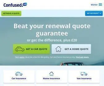 Confused.com(Get that great feeling when you've just used) Screenshot