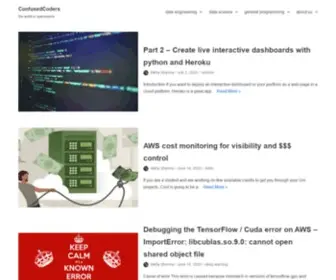 Confusedcoders.com(The world is opensource) Screenshot