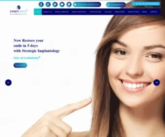Confydentz.com(Confydentz dental hospital) Screenshot