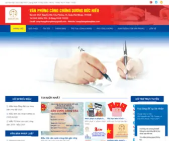 Congchungduonghieu.com(VĂN PHÒNG CÔNG CHỨNG DƯƠNG ĐỨC HIẾU) Screenshot