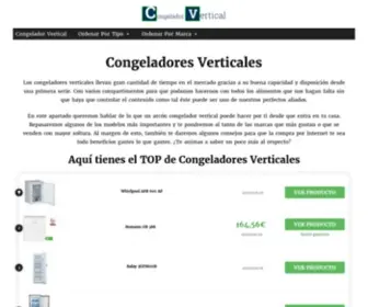 Congeladorvertical.net(Congeladores Verticales) Screenshot