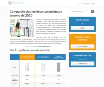 Congelateurarmoire.org(Meilleurs congélateurs armoire de 2020) Screenshot