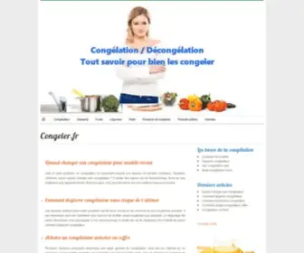 Congeler.fr(Congélation) Screenshot