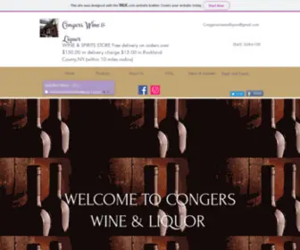 Congerswineandliquor.com(Congers Wine & Liquor Store was established in 1983 with one mission) Screenshot