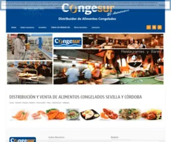 Congesur.com(Distribuidor de congelados mayorista) Screenshot