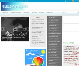 Conghung.com(: :) Screenshot