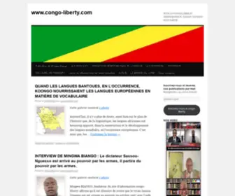 Congo-Liberty.org(POUR UN CONGO LIBRE ET DEMOCRATIQUE) Screenshot