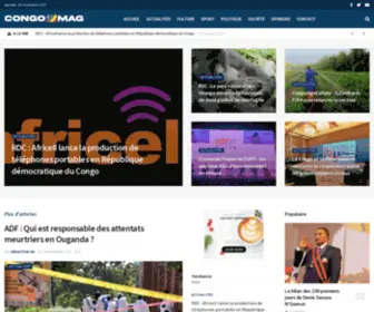 Congo-Mag.com(Congo Mag) Screenshot