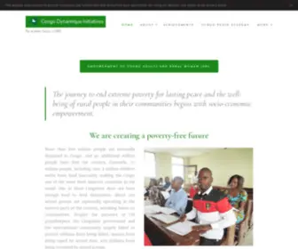 Congodynamique.com(The journey to end extreme poverty for lasting peace and the well) Screenshot