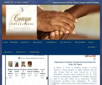 Congofuneralhome.com(Congo Funeral Home) Screenshot