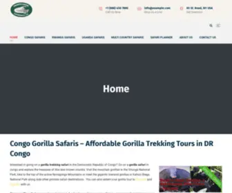 Congogorillasafaris.com(Congo Gorilla Safaris) Screenshot