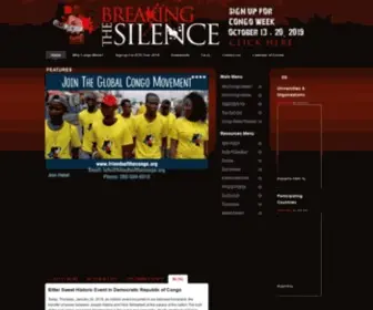 Congoweek.org(Breaking The Silence) Screenshot