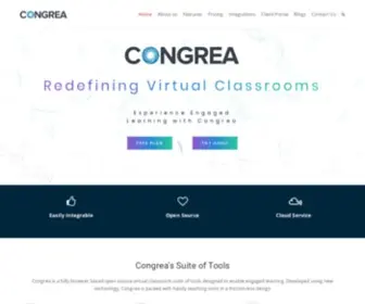 Congrea.com(Congrea, Online Virtual Classroom) Screenshot