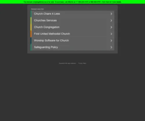 Congregational.org(Congregational) Screenshot