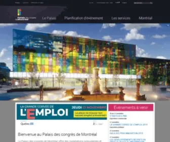 Congresmtl.com(Centre de congrès et d'exposition à Montréal) Screenshot