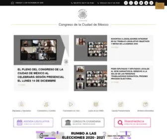 CongresoCDmx.gob.mx(Congreso de la Ciudad de M) Screenshot