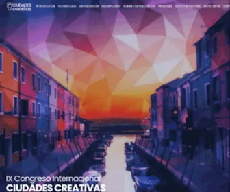 Congresociudadescreativas.es(Congreso Ciudades Creativas) Screenshot