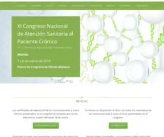 Congresocronicos.org(Congresocronicos) Screenshot