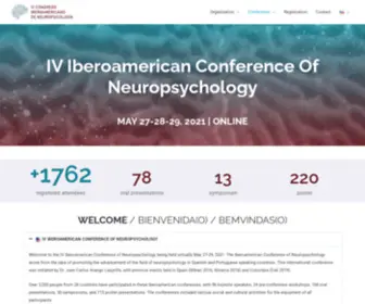 Congresodeneuropsicologia.com(IV Congreso iberoamericano de neuropsicologia) Screenshot